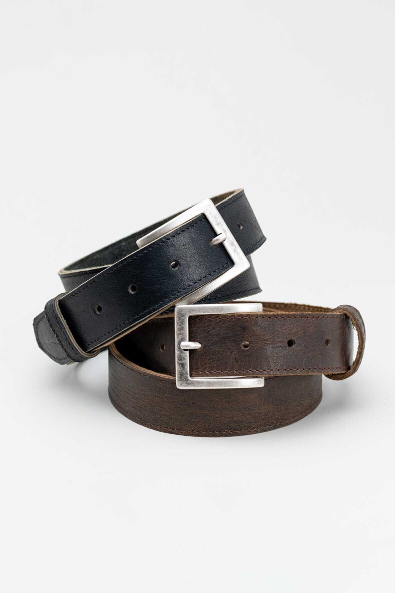 Gürtel aus Schweizer Hirschleder