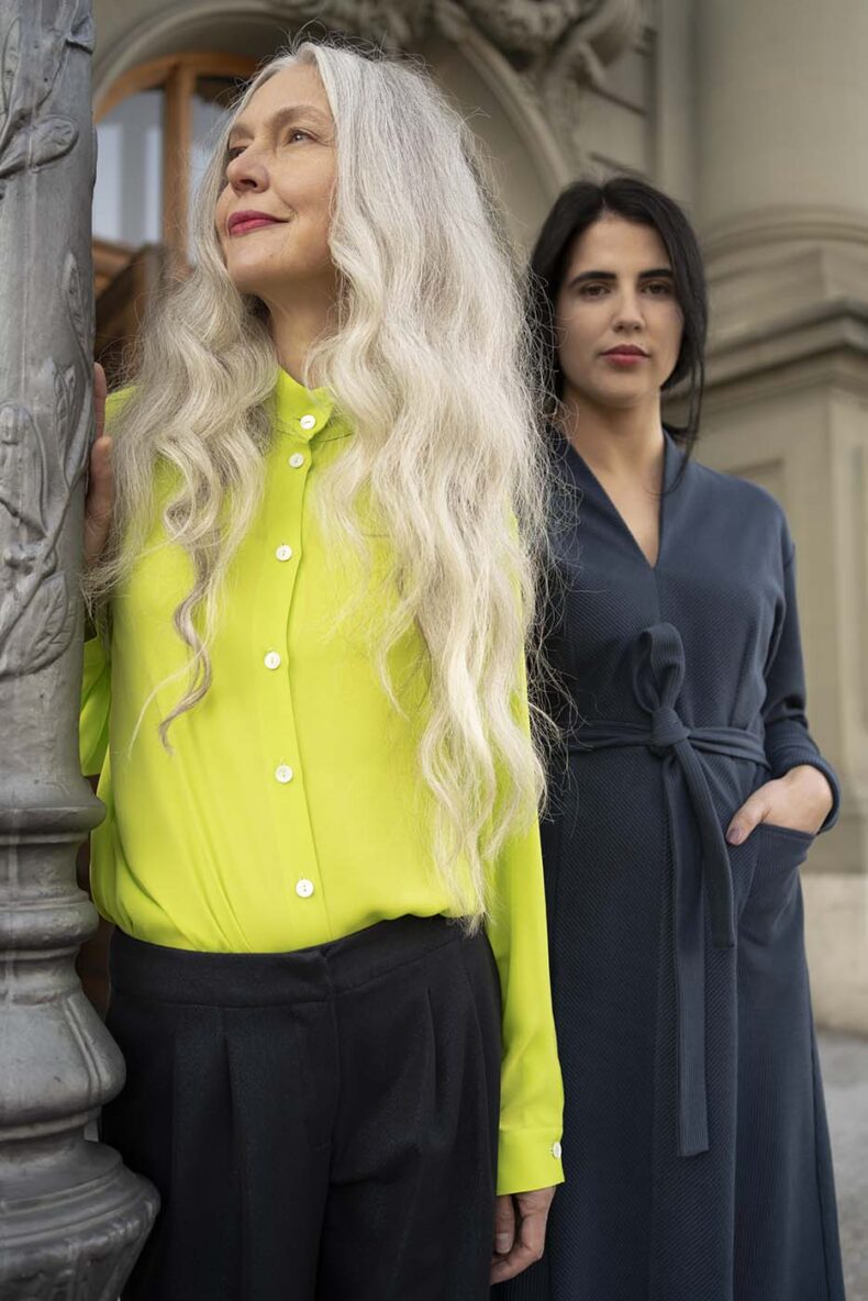 elegante Seidenbluse